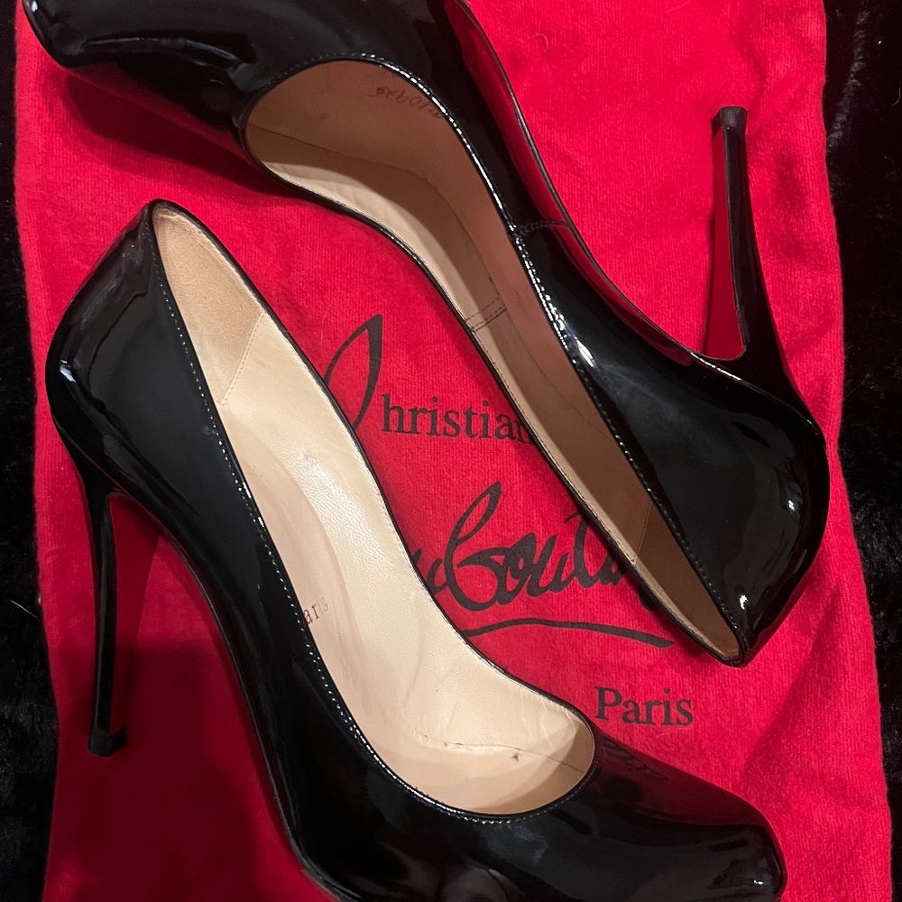 Black Patent leather Christian Louboutin